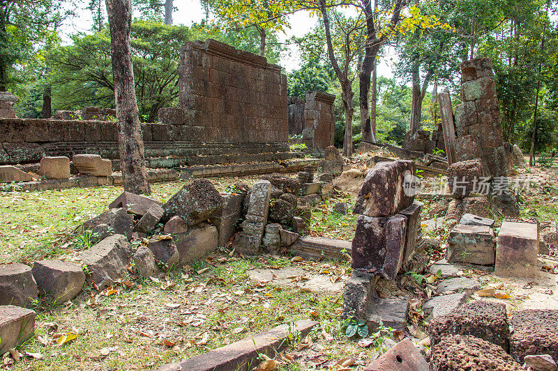 柬埔寨:吴哥建筑群的Banteay Srei庙